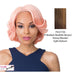 Synthetic Swiss Lace Front Wig - Swiss Lace Issac,Streaked Blend Of Medium Brown, Strawberry Blonde, And Light Auburn