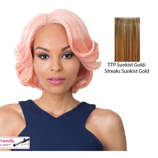 Synthetic Swiss Lace Front Wig - Swiss Lace Issac,Ttp Sunkist Gold