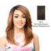 Swiss Lace Front Wig Swiss Lace Justine,Mix Of Darkest Brown And Medium Brown