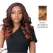 Synthetic Iron Friendly Ear To Ear Perfect Hairline Swiss Lace Front Wig Swiss Lace Kasandra,Off Black Top With Strawberry Blonde Ends