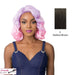 Swiss Lace Kaso Soft Wavy Bob Style With Side Part In Heat Resistant Synthetic Wig - Slkaso,Darkest Brown