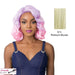 Swiss Lace Kaso Soft Wavy Bob Style With Side Part In Heat Resistant Synthetic Wig - Slkaso,Platinum Blonde