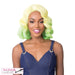 Swiss Lace Kaso Soft Wavy Bob Style With Side Part In Heat Resistant Synthetic Wig Slkaso,Apple Martini