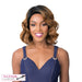 Swiss Lace Kaso Soft Wavy Bob Style With Side Part In Heat Resistant Synthetic Wig - Slkaso,Two Tone Off Black + Strawberry Blonde + Light Auburn