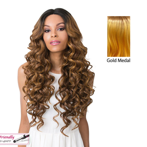 Synthetic Swiss Lace Front Wig - Swiss Lace Keeff,Gold Medal