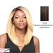 Swiss Lace Front Wig Swiss Lace Konis,Medium Brown Base With Light Auburn Highlights