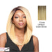 Swiss Lace Front Wig Swiss Lace Konis,Off Black Roots With Golden Blonde