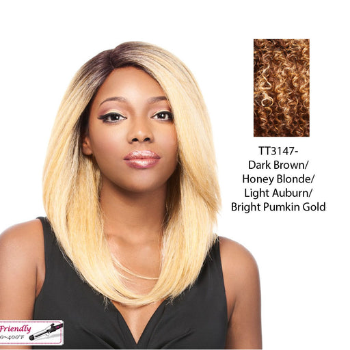 Swiss Lace Front Wig Swiss Lace Konis,Mix Of Dark Brown, Strawberry Blonde, Light Auburn, And Bright Pumpkin Gold