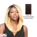 Swiss Lace Front Wig Swiss Lace Konis,Deep Wine Roots With Dark Violet