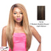 Lancy Lace Front Wig,Medium Brown Base With Light Auburn Highlights
