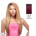 Lancy Lace Front Wig,Black Roots With Burgundy