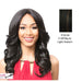 Lovita Lace Front Wig,Off Black Base With Light Auburn Highlights