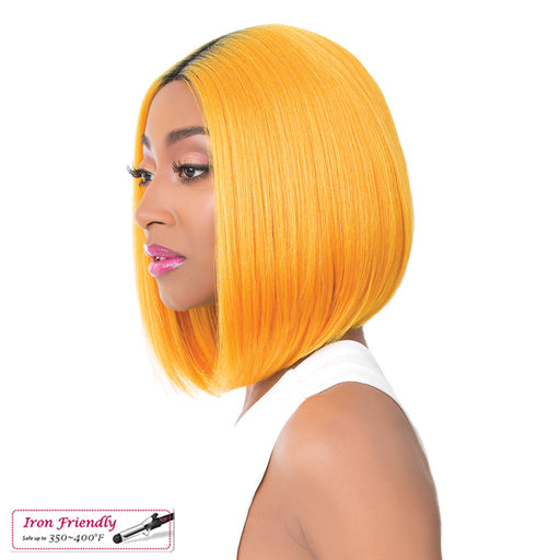 Synthetic 2020 Lace Front Wig - Swiss Lace Macon,Att Mustard