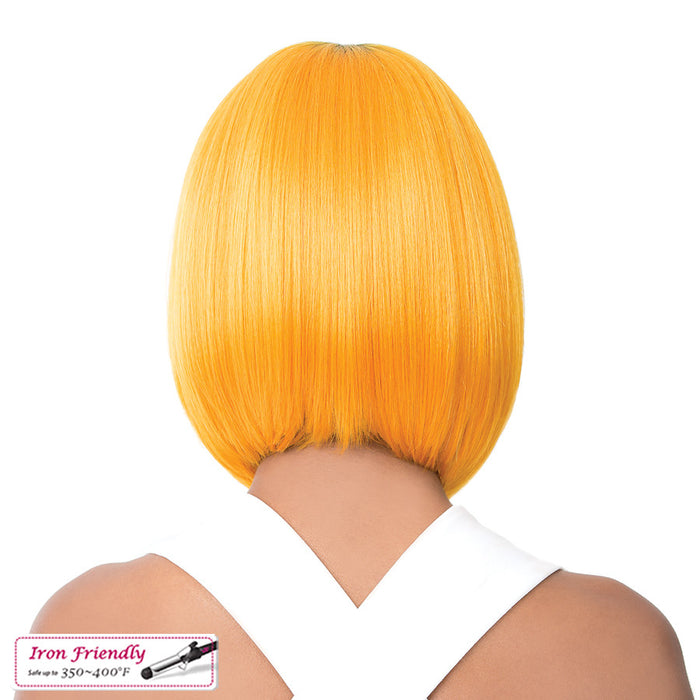 Synthetic 2020 Lace Front Wig - Swiss Lace Macon,Att Mustard