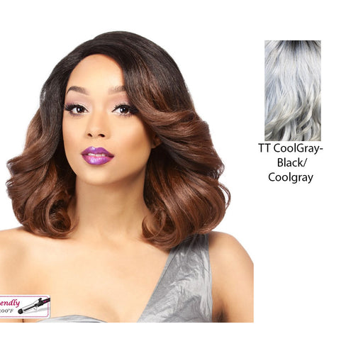 Synthetic Lace Front - Swiss Lace Maita,Tt Cool Grey