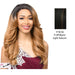 Swiss Lace Front Wig Montessa,Off Black Base With Light Auburn Highlights
