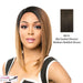 Synthetic Angled Cut A-Lin Bob Lace Front Wig_ Nikkita,Mix Of Darkest Brown And Medium Brown