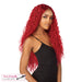 5G True Hd Transparent Swiss Lace Front Wig - Quinnie,Intense Red