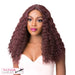 Lace Front Iron Friendiy Synthetic Swiss Lace Rhinestone Wig,Dark Wine