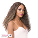 Lace Front Iron Friendiy Synthetic Swiss Lace Rhinestone Wig,Streaked Blend Of Medium Brown, Strawberry Blonde, And Light Auburn