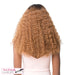 Lace Front Iron Friendiy Synthetic Swiss Lace Rhinestone Wig,Dark Brown Roots With Light Auburn