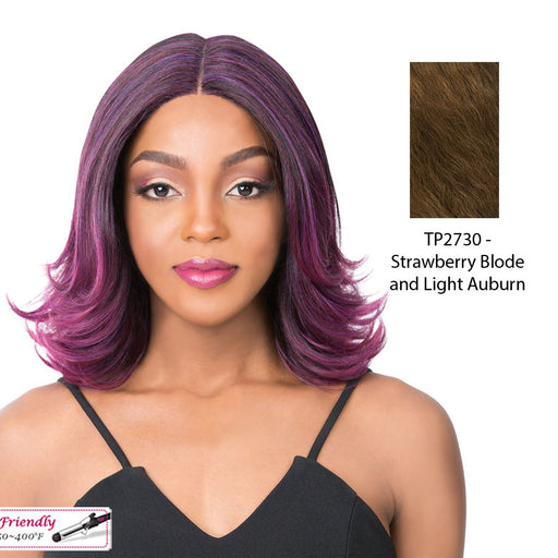 Synthetic Deep Center Parting Swiss Lace Front Wig_ Swiss Lace Serafina,Tp2730