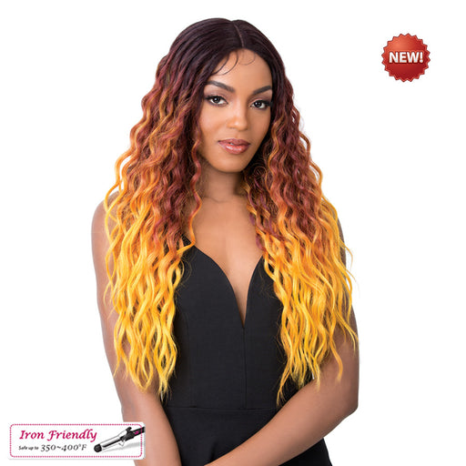 Swiss Lace Sunflower Lace Front & Lace Part Synthetic Wig,3Ntt Sunflower