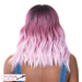 Synthetic Hair Lace Front Wig Swiss Lace Deep Part_ Sun Kiss,3Ntt Blackberry Pink