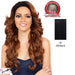 Synthetic Hair Lace Front Wig Swiss Lace_ Symphony,Off Black