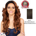 Synthetic Hair Lace Front Wig Swiss Lace_ Symphony,Mix Of Darkest Brown And Medium Brown