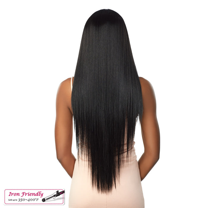 5G True Hd Transparent Swiss Lace Front Wig - Tammy,Off Black