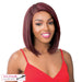 Synthetic Swiss Lace Front Wig Swiss Lace T Braided Part Malibu,Dark Wine