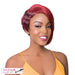 Iron Friendly Swiss Lace Front Wig Swiss Lace Two Block,Hs Burg/Red