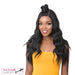Synthetic 2 Way Lace Part Wig - Vixen Top Nova,Off Black