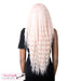 Swiss Lace Cascade Lace Front & Lace Part Synthetic Wig,Rose Gold