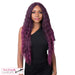 Swiss Lace Cascade Lace Front & Lace Part Synthetic Wig,Tp1B/Sangria