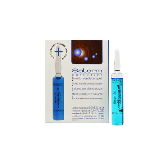Salerm Essential Hair Oil for Dry, Treated or Coloured Hair 4 x 12ml
