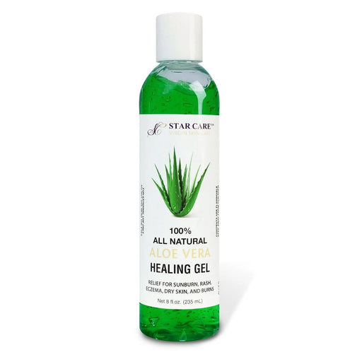 Smart Care 100 All Natural Aloe Vera Healing Gel 8 Oz