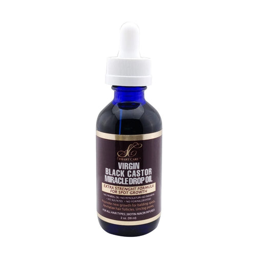 Smart Care Virgin Miracle Drop Oil Hair Growth Black Castor 2 Oz