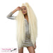 Synthetic Long Natural Wig Solei,Platinum Blonde