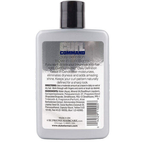 Duke Curl ,nd Daily Leave In Conditioner, 7.6 Oz.