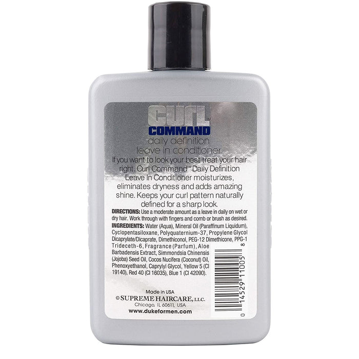 Duke Curl ,nd Daily Leave In Conditioner, 7.6 Oz.