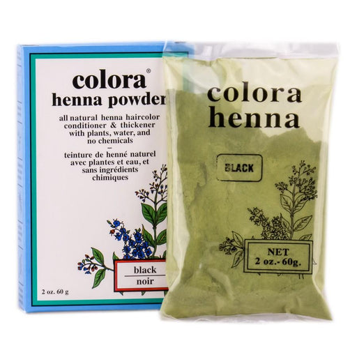 Colora Henna Powder Hair Color Black , 2 Oz