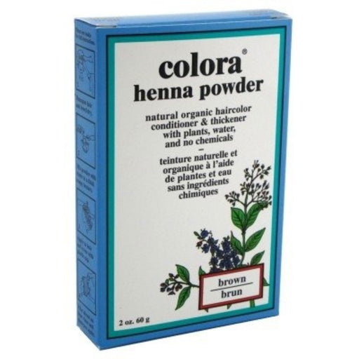Colora Henna Powder Hair Color, Brown, 2 Oz.