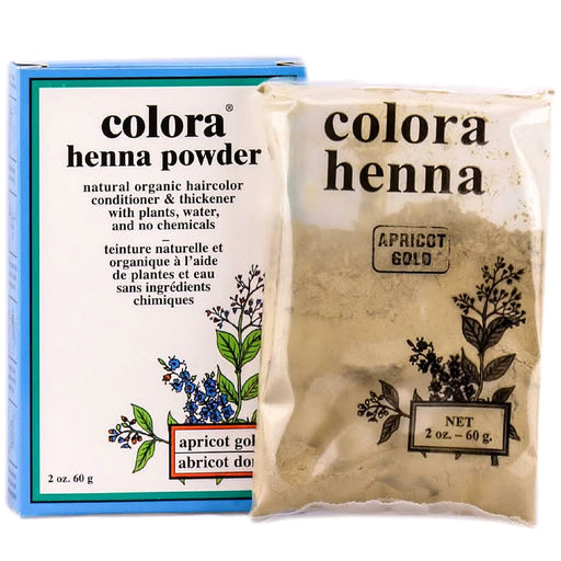 Colora Henna Powder Hair Color Apricot Gold, 2 Oz.