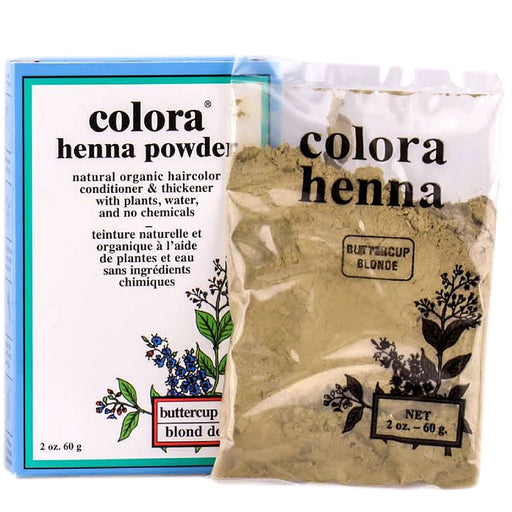 Colora Henna Powder Hair Color, Buttercup Blonde, 2 Oz