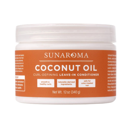 Sunaroma Leave In Conditioner Coconut Oil 12 Oz