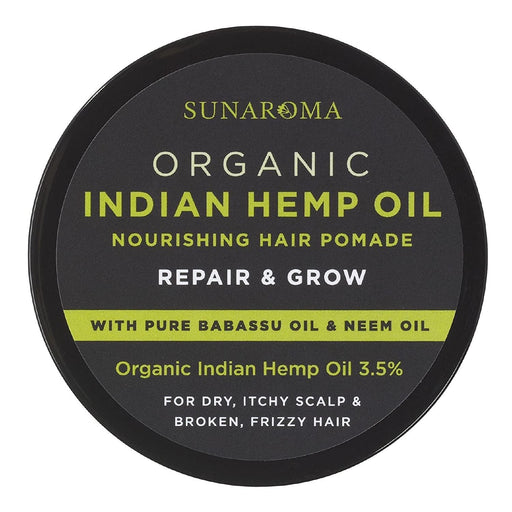 Sunaroma Organic Hair Pomades Indian Hemp Oil 5.5 Oz