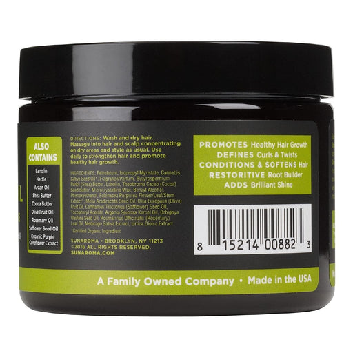 Sunaroma Organic Hair Pomades Indian Hemp Oil 5.5 Oz