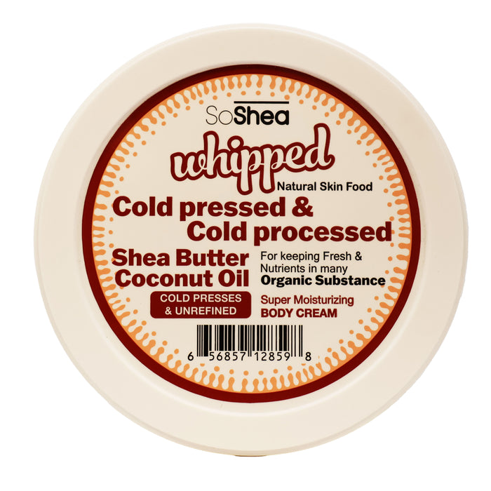 SoShea Whipped Shea Butter Black Coconut Body Cream 13.5 Oz.